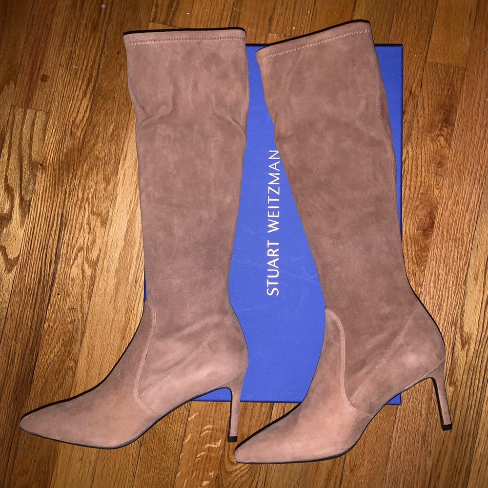 GENUINE SUEDE KNEE HIGH BOOT